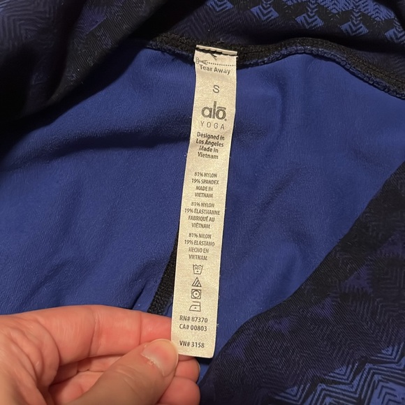 Alo Yoga Illusion 3 Tribal Print Legging Small - Picture 8 of 9